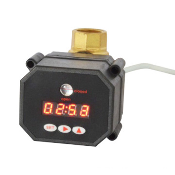 Hot Sale 1 pouce Flux électrique Shut Off Timer Drain Ball Valve avec CE